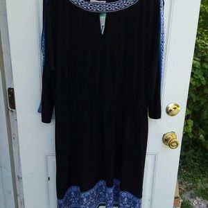 41 Hawthorne Shaylee Embroidered Knit Dress